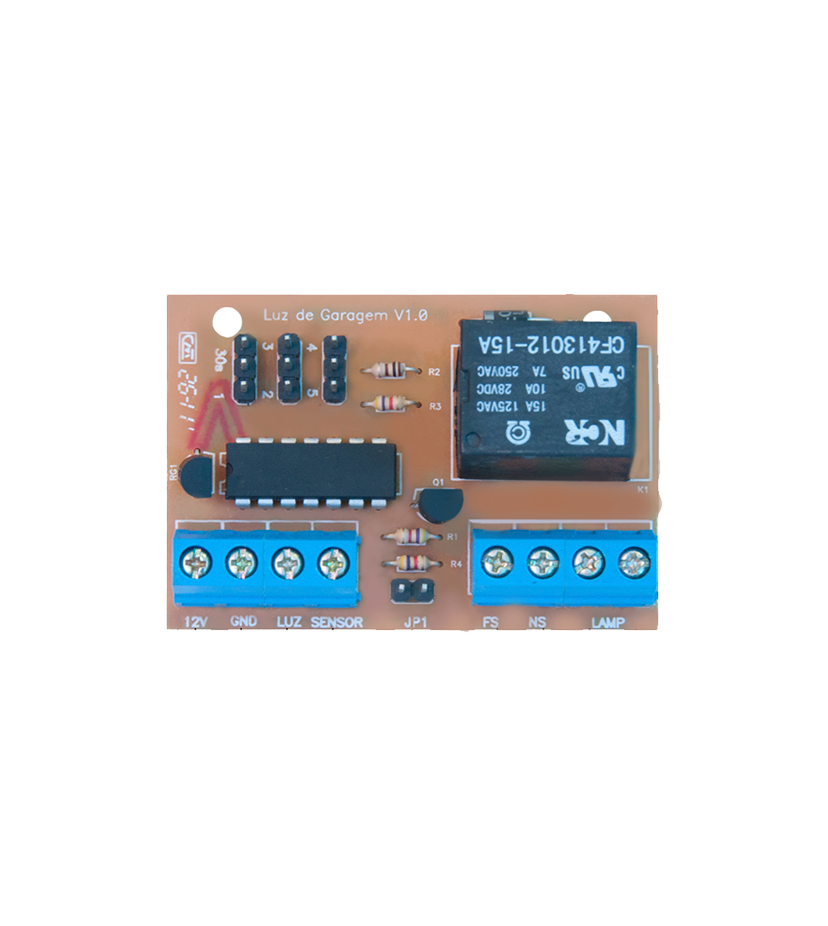 PLACA LUZ DE GARAJE